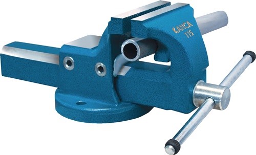KANCA 60205020125 Parallelschraubstock Fortissimo Fix Backenbreite 125 mm Spannw