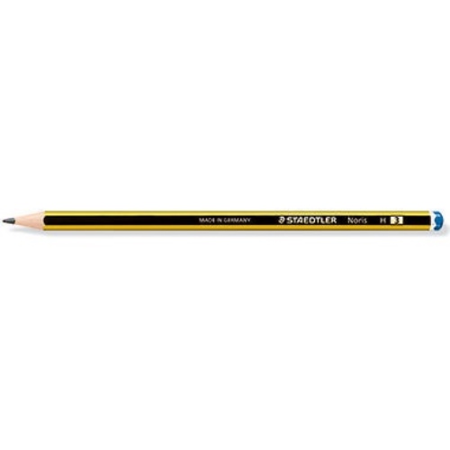 STAEDTLER Bleistift Noris 120-3 H sechskantform gelb/schwarz