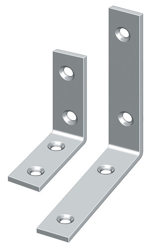 HOHAGE 563045 Bastlerwinkel  Länge 30 mm Breite 10 mm Stärke 1,8 mm Stahl blau c