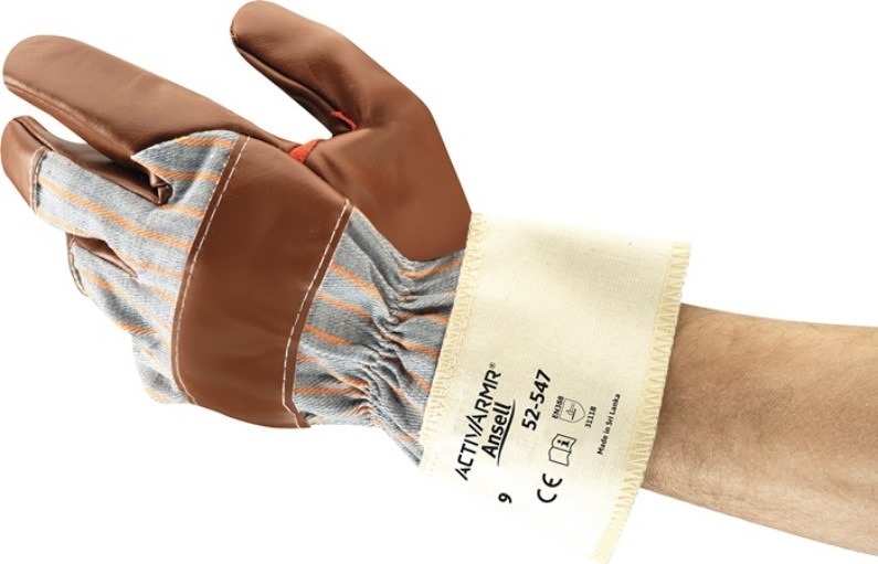 ANSELL 52547100 Handschuhe ActivArmr® 52-547 Größe 10 braun Baumwoll-Jersey mit