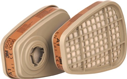 3M 7000034751 Gasfilter 6051 EN143:2000 A1 passend für Serie 6000