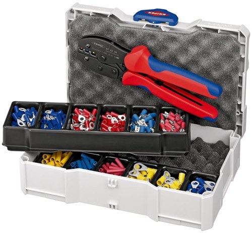 KNIPEX 97 90 21 Kabelverbindersortiment  286-teilig 0,5 - 6 mm² Kunststoffbox