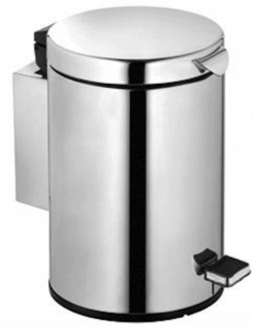 KEUCO 14977010000 Abfallbehälter PLAN chrom-finish  wandhängend