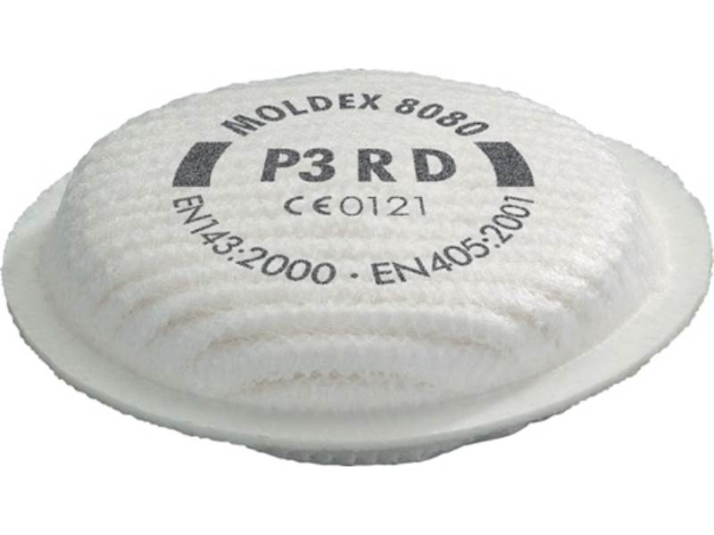 MOLDEX 808001 Partikelfilter 808001 EN 143:2021 P3 f. Serie 8000