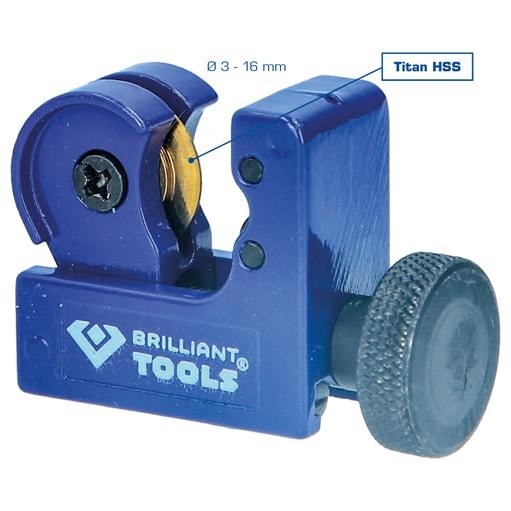 Brilliant Tools  BT706004 Mini-Rohrabschneider 3 - 16 mm