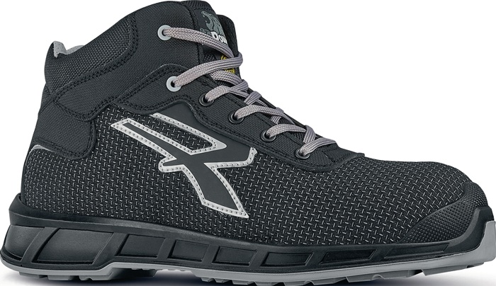 U.POWER RK10104-40 Sicherheitsstiefel Morrison Größe 40 schwarz-grau S3 CI SRC ESD EN ISO 20345 PUTEK® Plus nach EN ISO 20345 · S3 SRC CI ESD · sehr abriebfest · mit PU-Spitzenschutz · Obermaterial aus Putek Plus und Wingtex® Innenfutter mit Belüftungskan