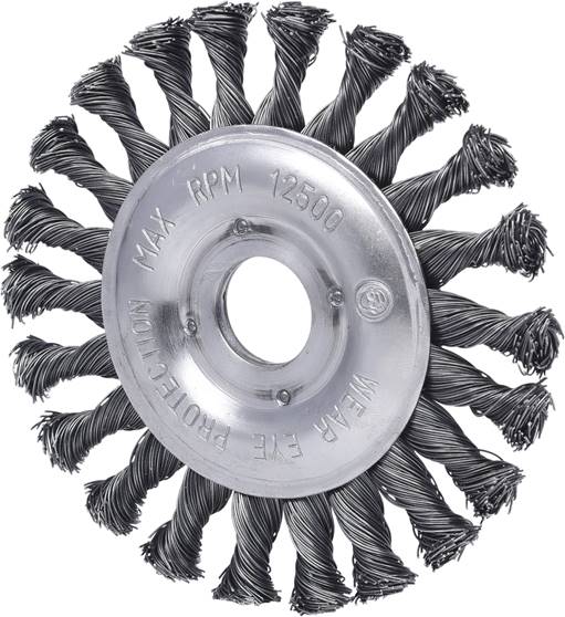 KS Tools 340.0043 Stahldrahtrundbürste 0,5mm, Ø 125mm