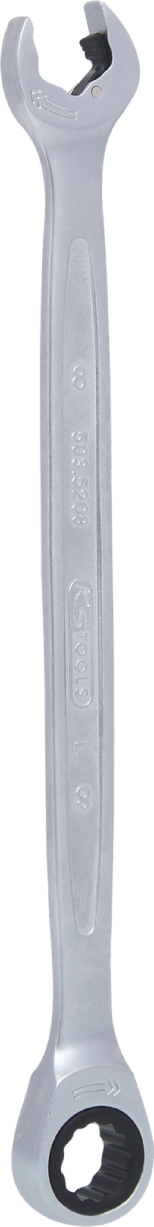 KS Tools 503.5208 DUO GEARplus Ringmaulschlüssel,Maul-Ratschenfunktion 8mm