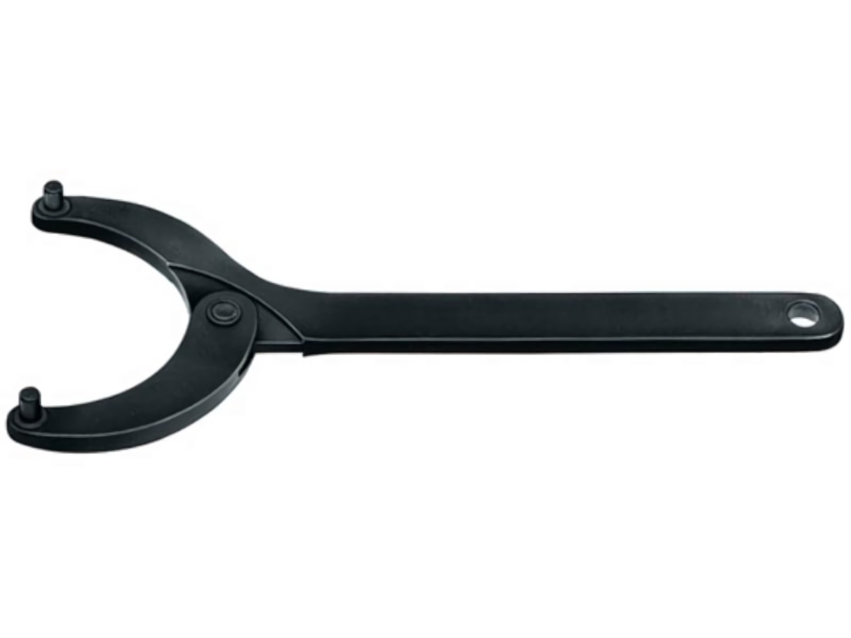 AMF 41111 Gelenkstirnlochschlüssel 764C für Lochabstand 125 - 200 mm Zapfen-D. 7