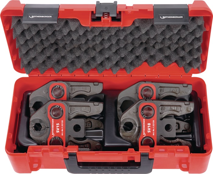 ROTHENBERGER 015063X Pressbacken-Set Standard 32 kN Nennweite 16-20-26 mm Typ TH