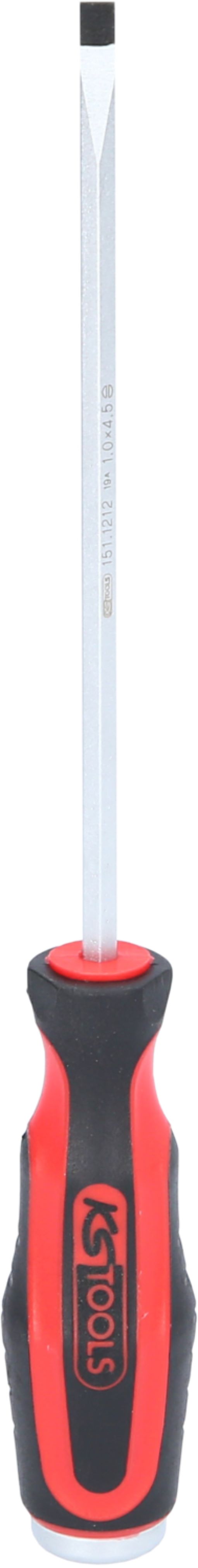 KS Tools 151.1212 ERGOTORQUEmax Schlitz-Schraubendreher, 4,5mm, 205mm