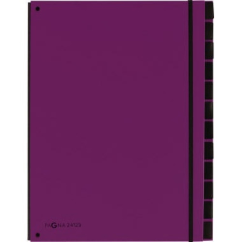 PAGNA Pultordner 24129-12 34x26,5x2cm 12Fächer lila