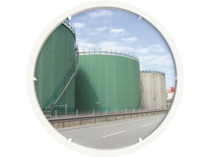 ED-U 60 Verkehrsspiegel D.600 mm Kunststoff, weiß  15 m