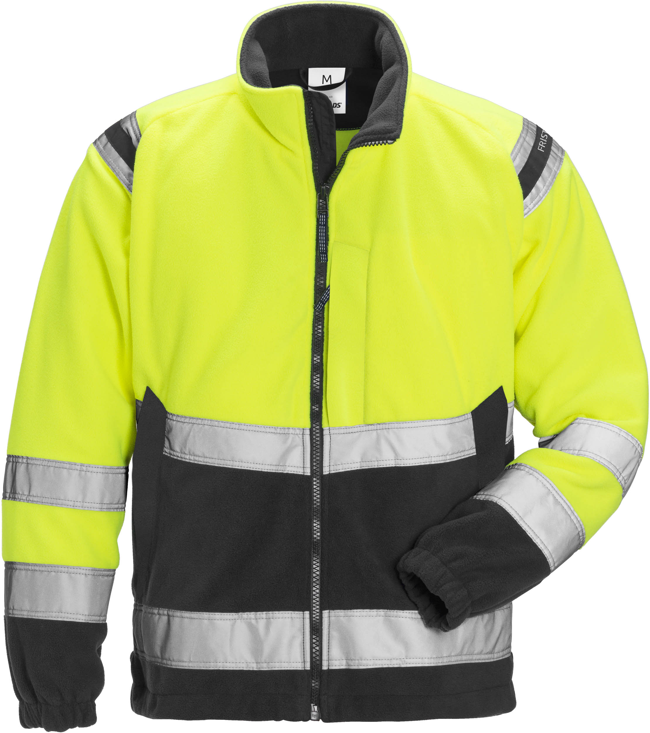 FRISTADS 119625-196 High Vis Fleecejacke Kl. 3 4041 FE  Gr.3XL Warnschutz-Gelb/S
