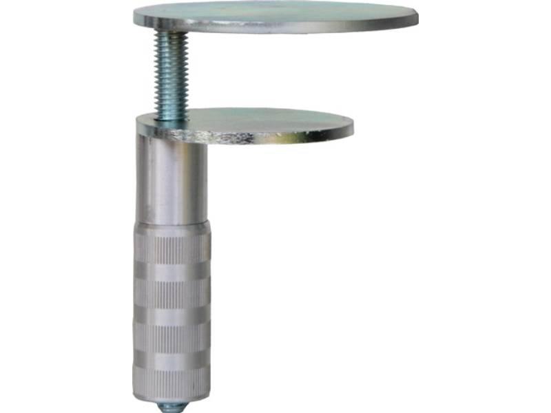 Bauer Böcker 900/91 Tischklemme  D. 73 + 90 mm 2 Metallplatten Tischplatte 90 mm