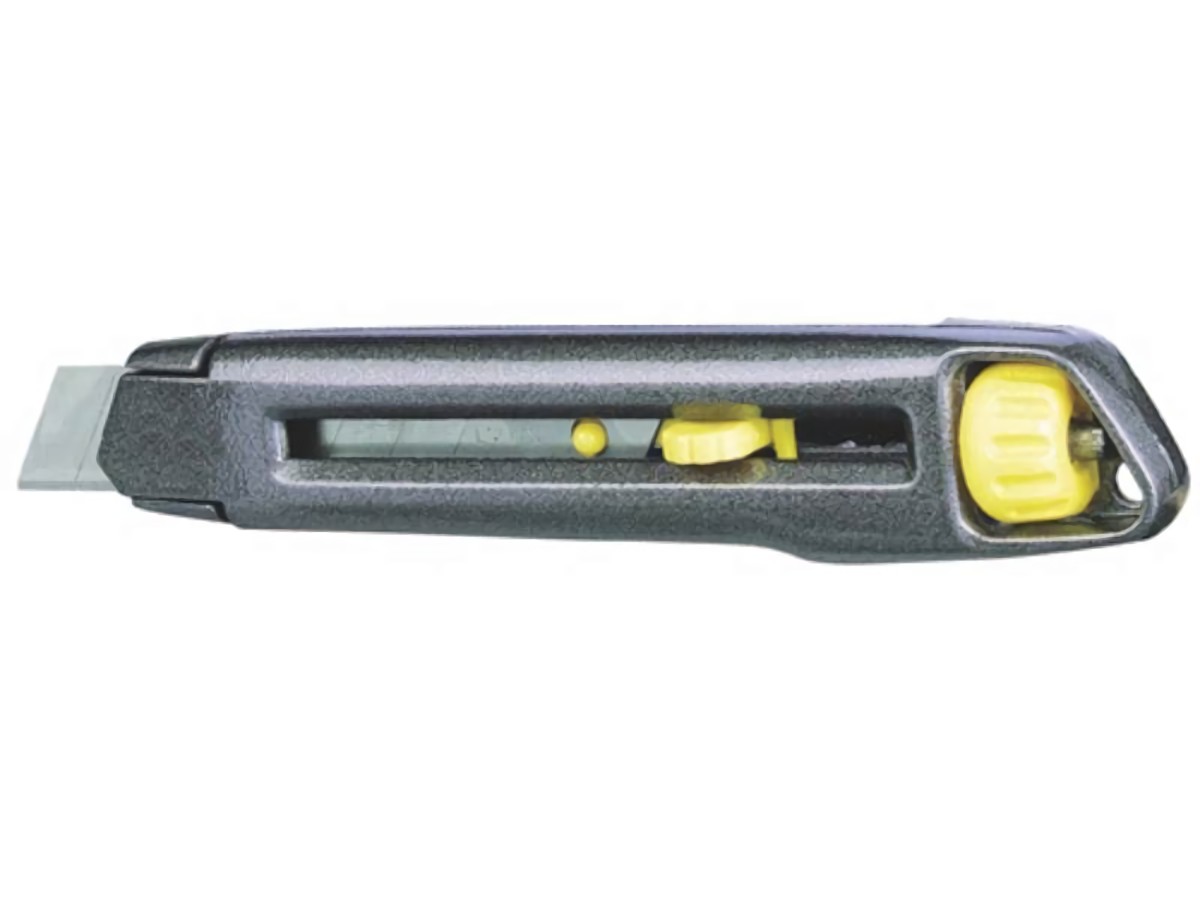 STANLEY 0-10-018 Cuttermesser Interlock Klingenbreite 18 mm Länge 165 mm Metall-