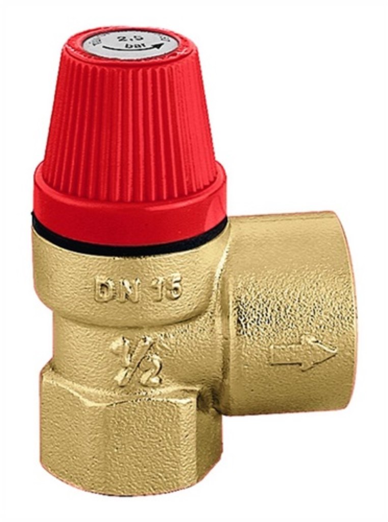 CALEFFI 532043 Membran-Sicherheitsventil 532 1/2Zoll x 3/4Zoll 3 bar 1/2Zoll x 3