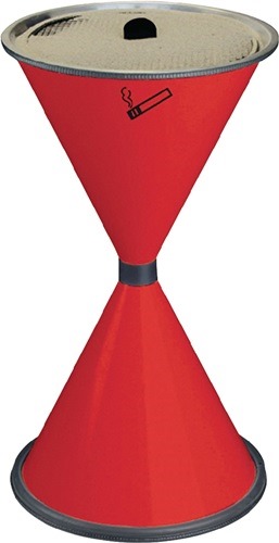 TKG 350010 Standascher  D405xH770mm rot Stahlblech