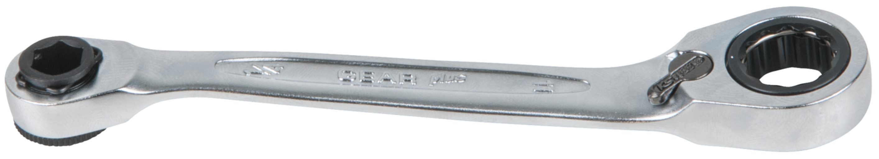 KS Tools 918.3072 11mm + 1/4 Durchgangs-Umschaltknarre