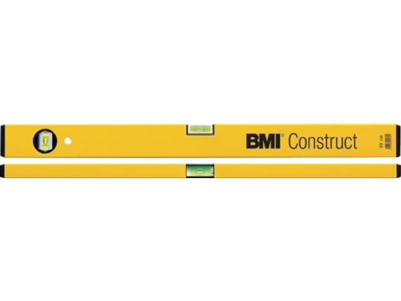 BMI 689200Pgelb-CON Wasserwaage CONSTRUCT 200 cm Aluminium gelb ±1 mm/m
