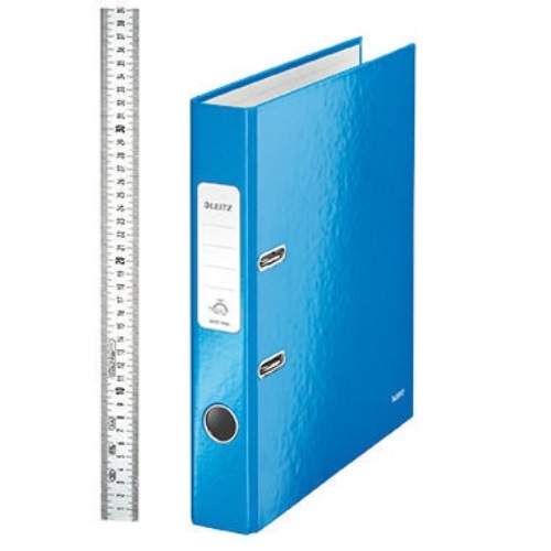 Leitz Ordner WOW 10060036 DIN A4 50mm Pappe blau metallic