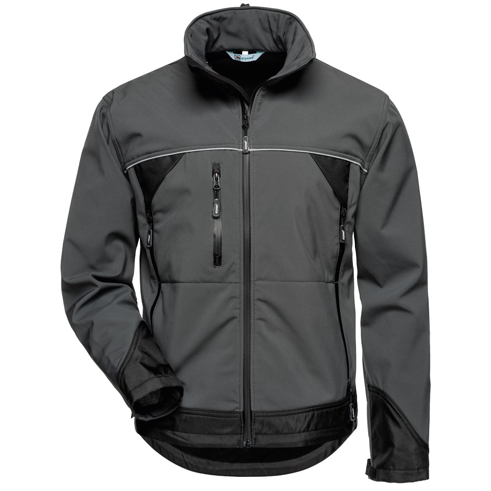 Gr .4XL (70/72) *BETA* SOFTSHELL JACKE grau *BETA* Softshell jacket