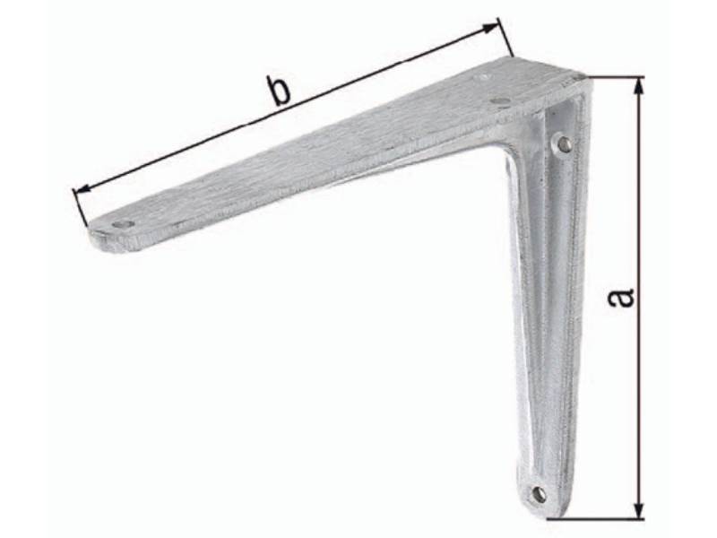 GAH 804053 Konsole  Länge 300 mm Höhe 250 mm Aluminiumguss Tragfähigkeit 90 kg