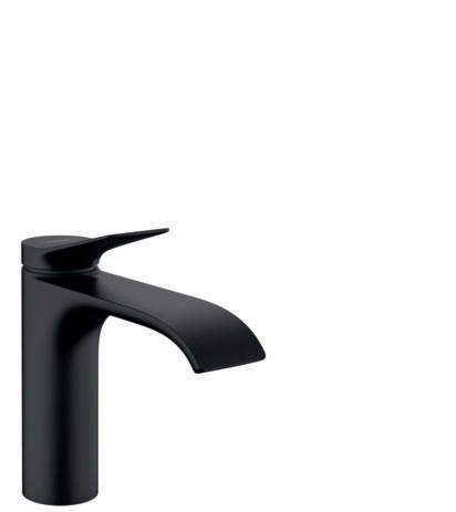 HANSGROHE 75020670 Einhebel-Waschtischmischer VIVENIS 110 mattschwarz  mit Zugst