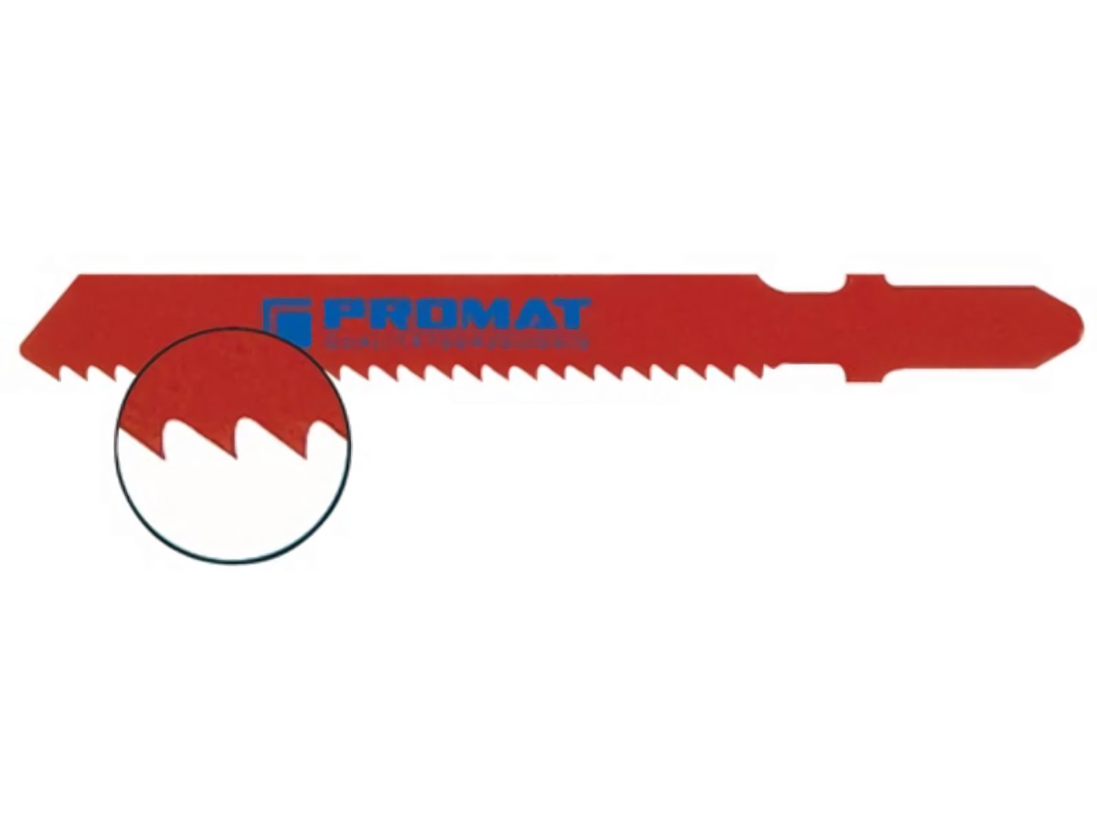 PROMAT  Stichsägeblatt  Gesamtlänge 76,5 mm Zahnteilung 2 mm HSS