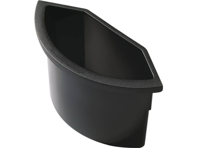 HELIT H6107295 Abfalleinsatz  Kunststoff schwarz 2 l