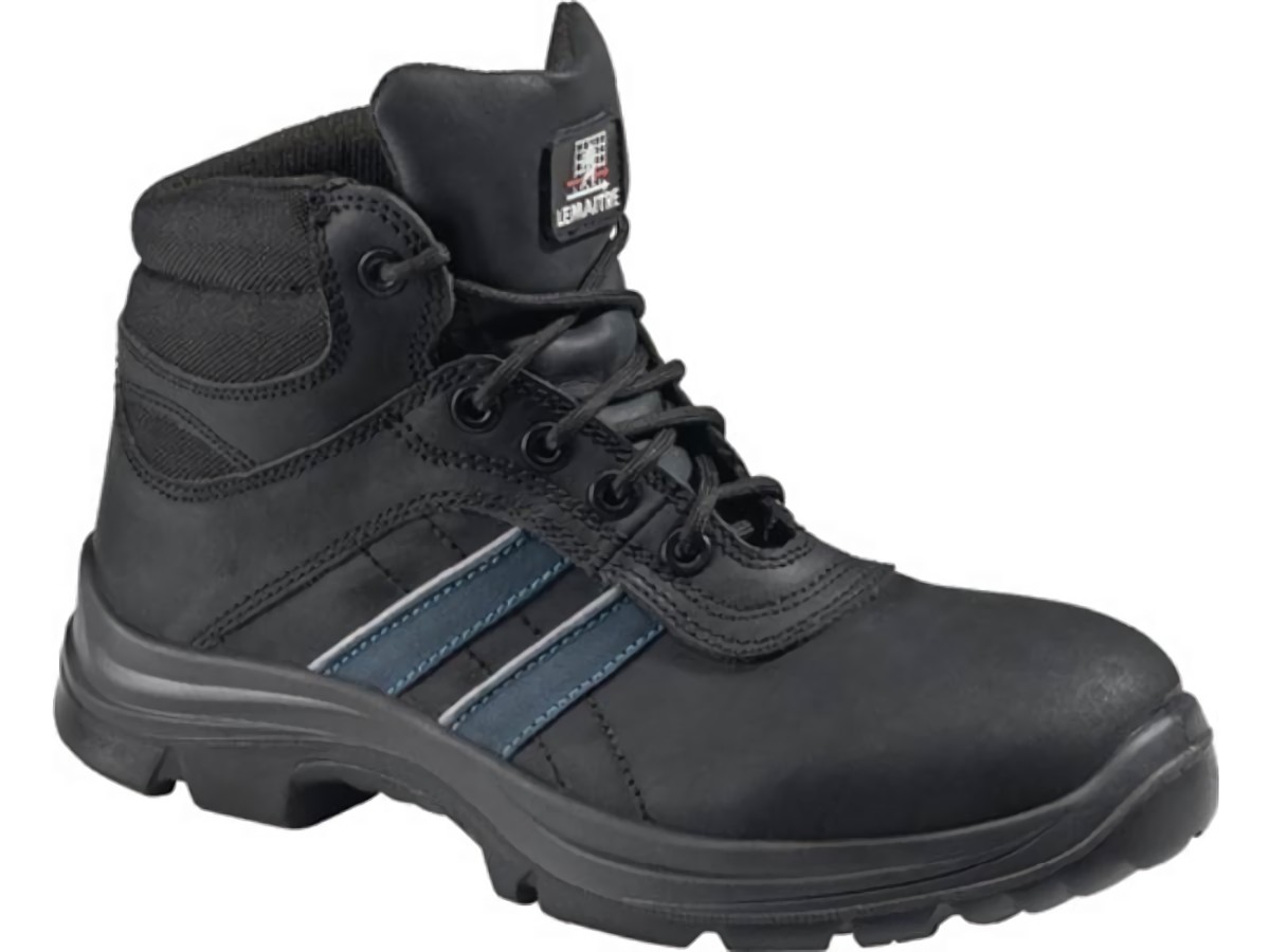 LEMAITRE 92045 Sicherheitsstiefel Andy High Größe 45 W. L schwarz/blau S3 SRC EN