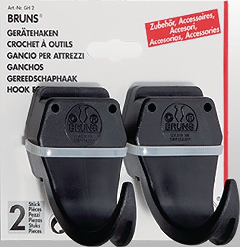 BRUNS GH 2 Gerätehalter  Haken 2  Kunststoff