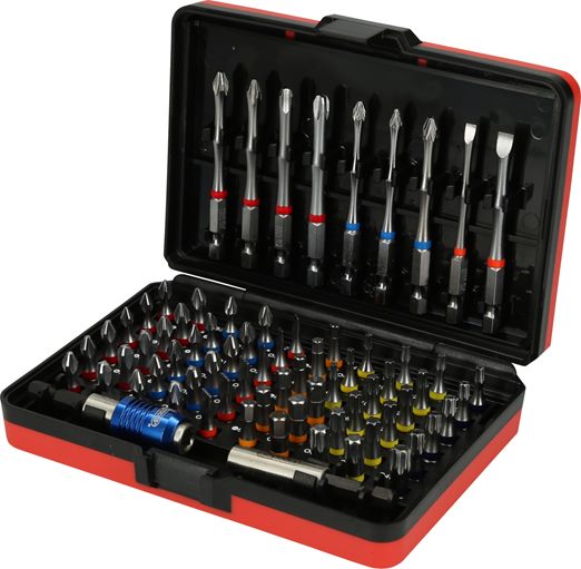 KS Tools 918.3070 1/4 TORSIONpower Bit-Box, 71-tlg.