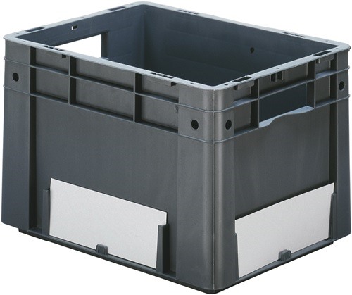 LA-KA-PE E74 Etikett  weiß für Transportstapelkasten B. 210 mm