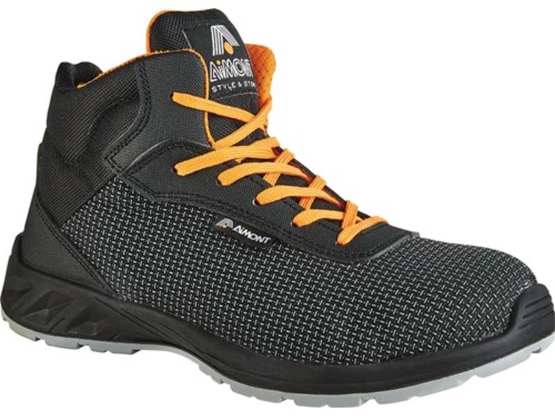 AIMONT DM10184-46 Sicherheitsstiefel Diamont AVANGER Größe 46 W. 11 schwarz/oran
