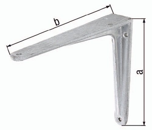 GAH 804039 Konsole  Länge 200 mm Höhe 175 mm Aluminiumguss Tragfähigkeit 75 kg