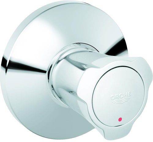 GROHE 19807001 UP-Ventil-Oberbau Costa Markierung rot, EBT 20-200mm chrom