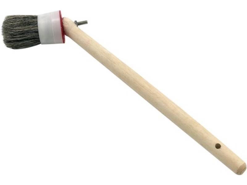 NÖLLE 54194 Winkelpinsel  Größe 14 mm Ø 50 mm graue Mischborste Kunststofffassun