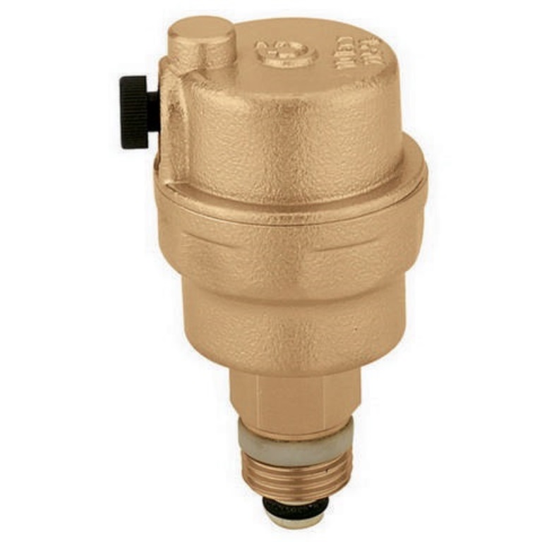 CALEFFI 502533 Schnellentlüfter 502 automatisch 3/8Zoll, mit Absperrung automati