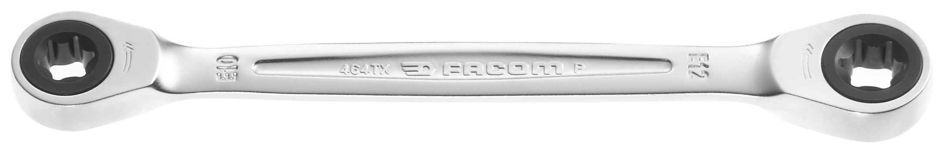 Facom 464TX.6X8 Knarren-Ringschluessel, TX E6xE8