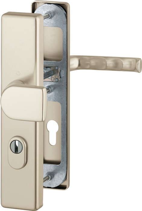 HOPPE 3701911 Schutzgarnitur London 78G/2222ZA/2410/113 Aluminium F2 72 mm 41-46