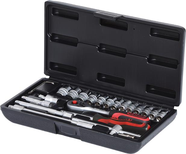 KS Tools 911.0625 1/4'' Steckschlüssel-Satz, 25-tlg.