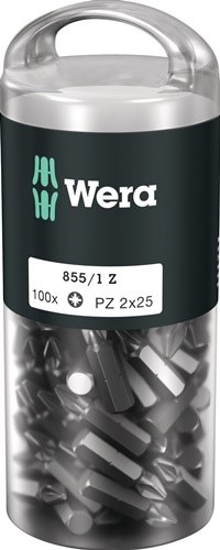Wera 5072444001 Bits 855/1 Z PZ 2 x 25 mm DIY-Box (1=100Stk) 100xPZD 2x25mm i.DI