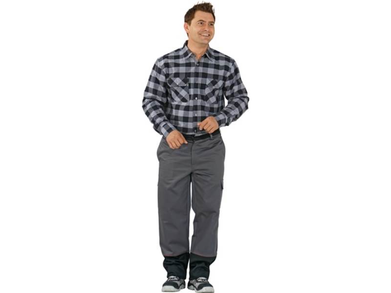 PLANAM 5520052 Schweißerschutzbundhose Weld Shield Größe 52 grau/schwarz