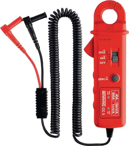 BENNING 44038 AC/DC-Stromzangenadapter CC 3 0,2 - 300 A Wechselstrom / Gleichstr