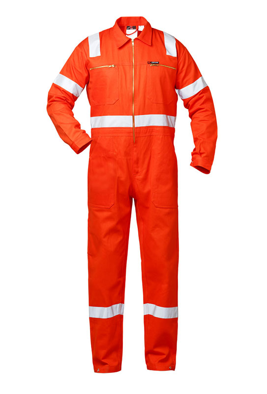 Gr .54 *SUZUKA* RALLYE-OVERALL MIT REFLEXSTREIFEN orange *SUZUKA* RALLYE OVERALL