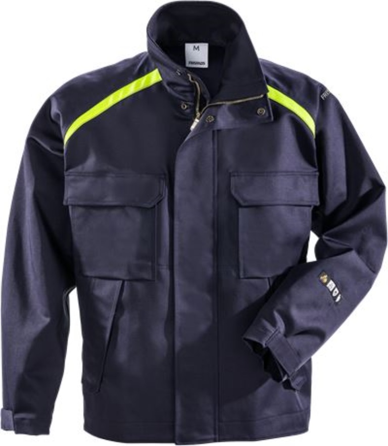 Fristads Kansas 100334-540 Flame Schweißer-Jacke 4031 FLAM Gr.4XL Marineblau