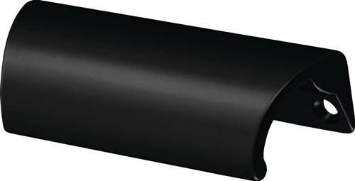 HERMETA 4089-18E Möbelgriff  schwarz kunststoffbeschichtet 78 mm