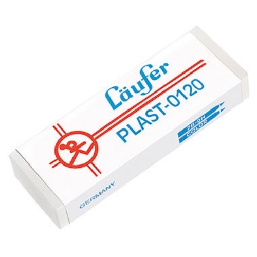 LÄUFER Radierer Plast 01200 Kunststoff transluzent