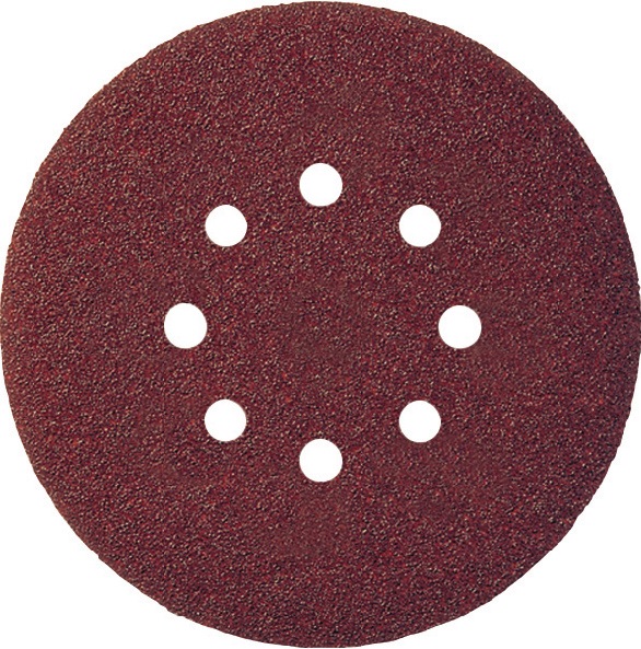 Haftpapier PS 22 K 125 mm Durchmesser, Korn 100 gelocht